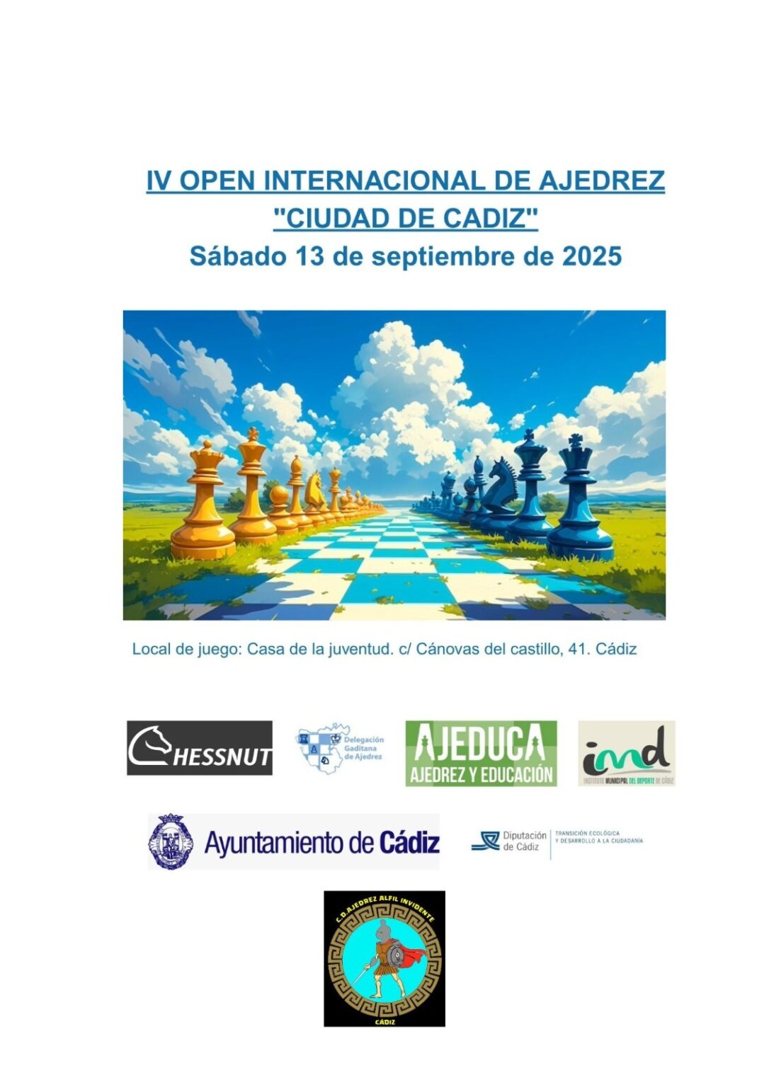IV Open Internacional de Ajedrez «Ciudad de Cádiz»