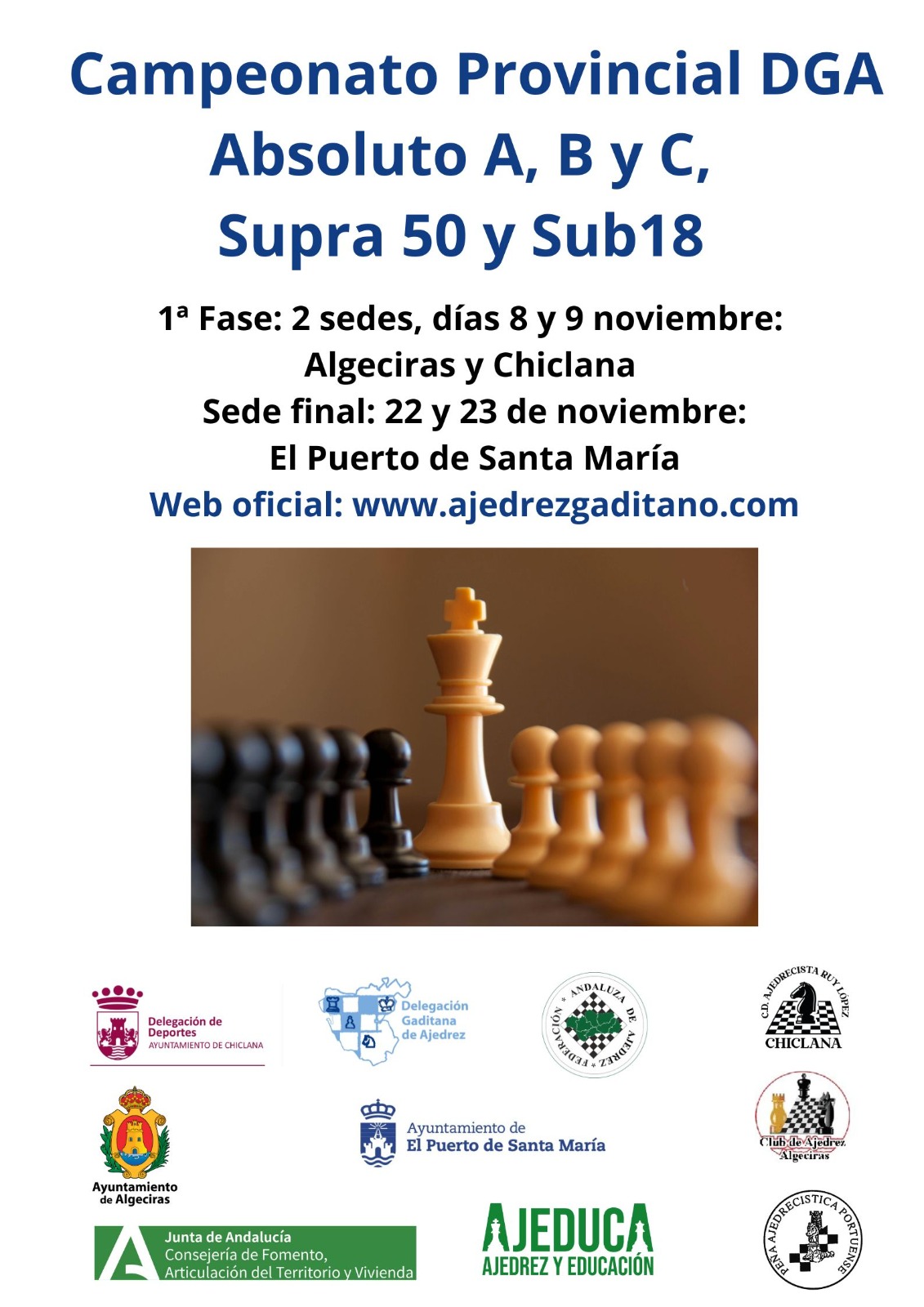 Campeonato Provincial DGA Absoluto A, B y C, Supra 50 y Sub18