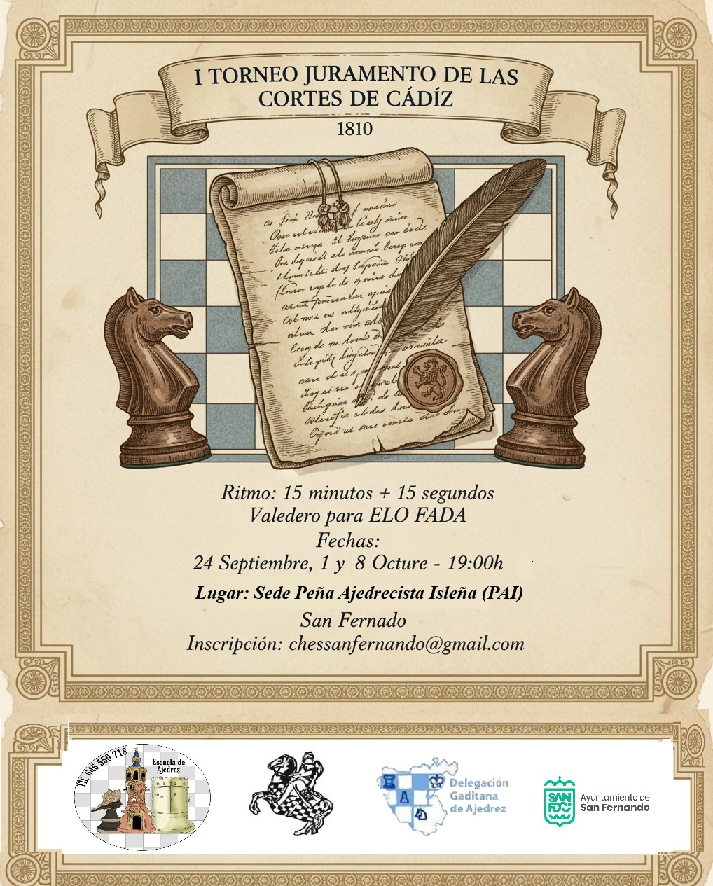 I Torneo Juramento de las Cortes de Cádiz 1810