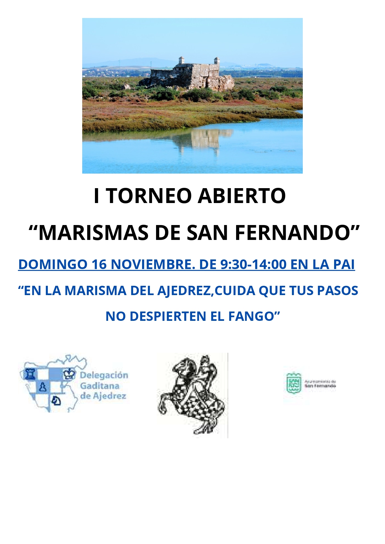 I ABIERTO «MARISMAS DE SAN FERNANDO»