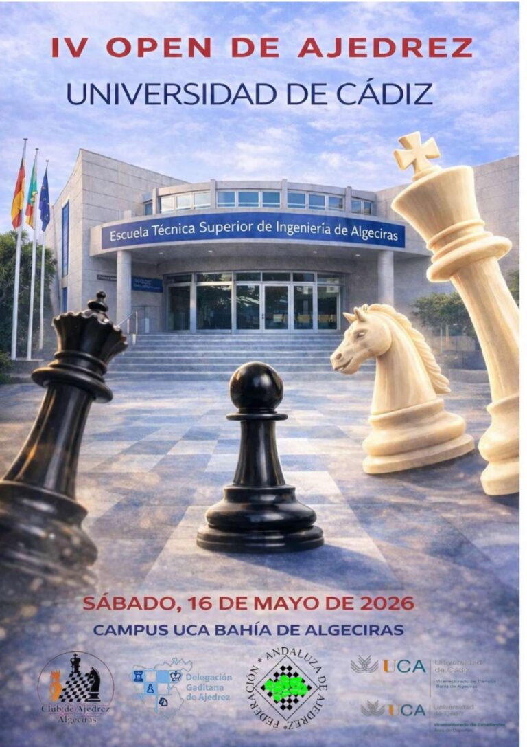 IV Open de Ajedrez – Universidad de Cádiz