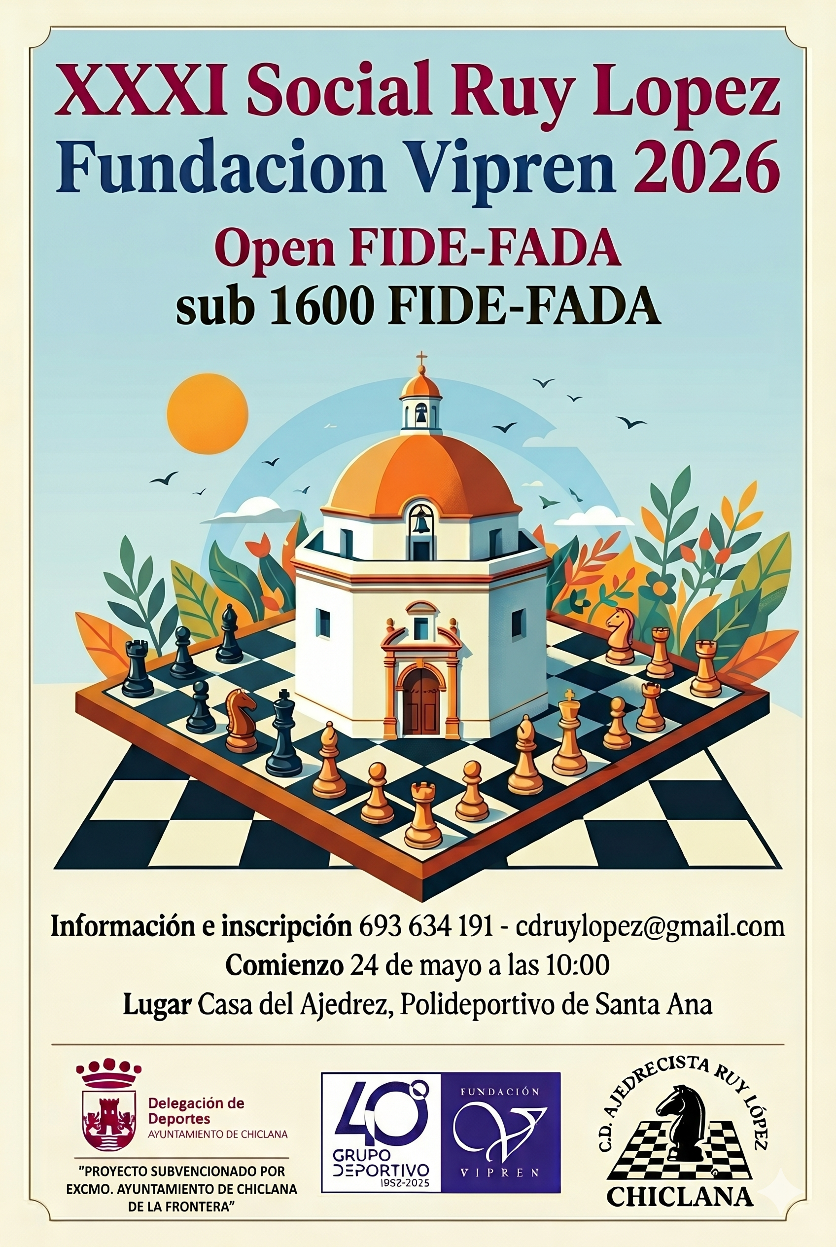 XXXI Open Social Ruy Lopez Chiclana Fundacion Vipren 2026
