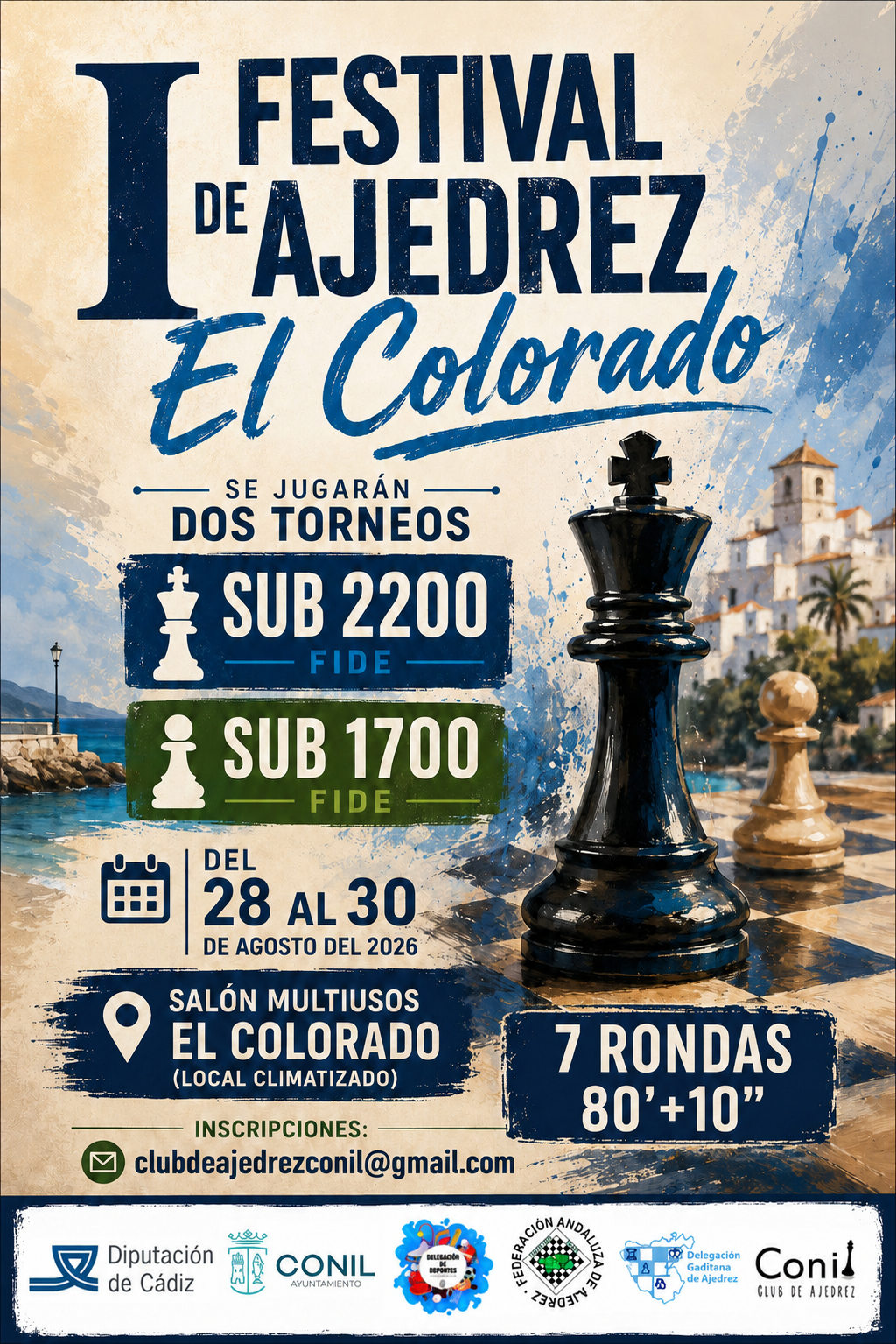 I Open Sub 2200 y Sub 1700 FIDE El Colorado