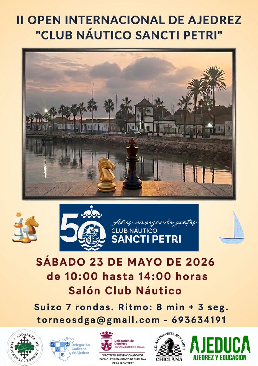 II Open Internacional de Ajedrez «Club Náutico Santi Petri»