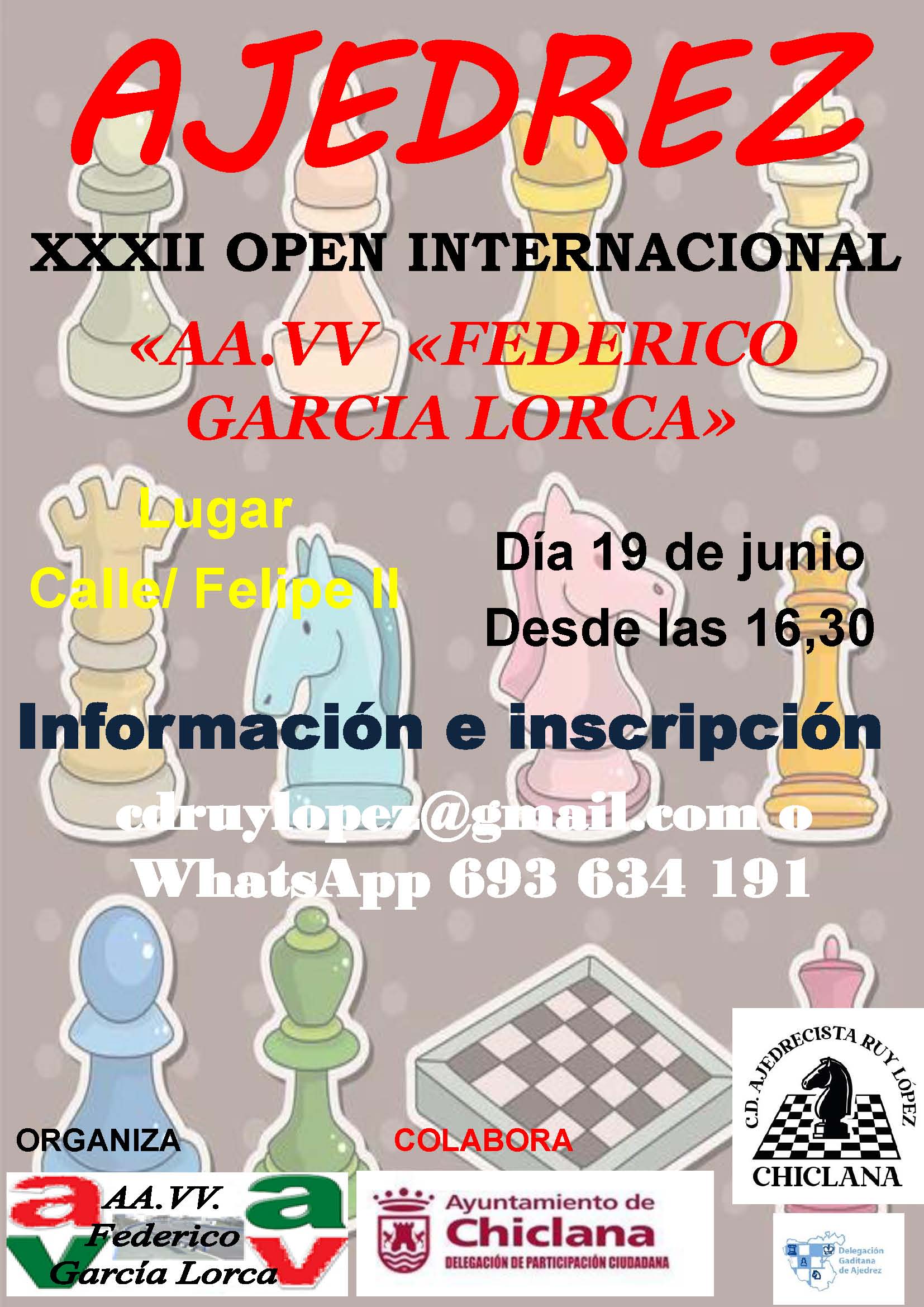XXXII Open AAVV Garcia Lorca 2026
