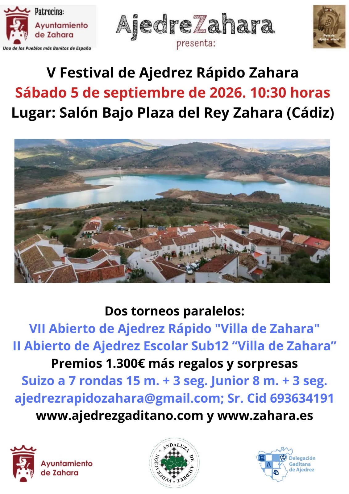 VII ABIERTO DE AJEDREZ RAPIDO «VILLA DE ZAHARA»
