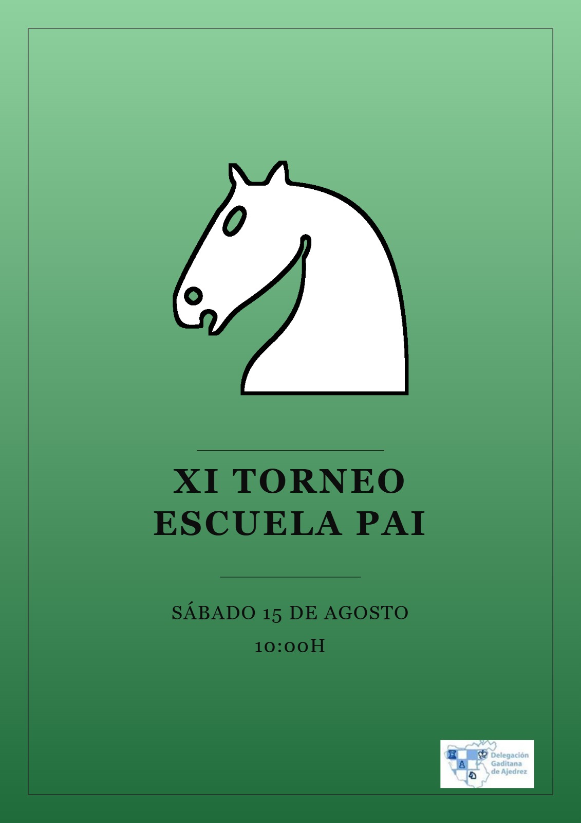 XI TORNEO ESCUELA PAI